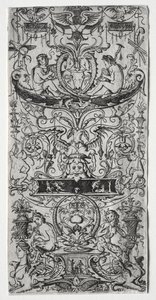Ornamentpanel indskrevet Victoria Augusta, ca. 1507.