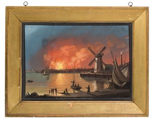 A View of the New York Fire, Taken Near the Mill in Brooklyn, December 16, 1835dani