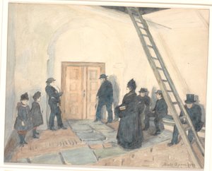 Fra en landsbykirkes våbenhus af Niels Jakob Jakobsen Bjerre