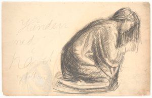 Knælende Maria af Niels Larsen Stevns