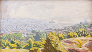 View from Bokul, Gudhjem af Niels Larsen Stevns