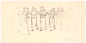 Dansende græske kvinder af Niels Skovgaard
