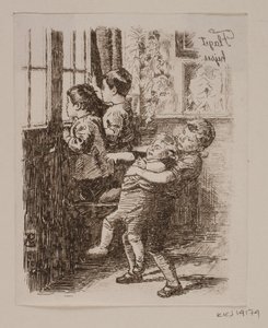 Flaget hejses af Niels Skovgaard