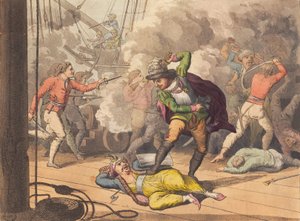 Cort Adeler dræber den tyrkiske admiral af Niels Truslew