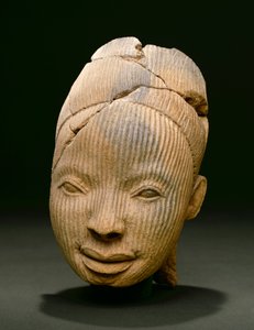 Hoved fra en figur, Owo (terracotta)