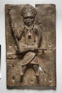 Plaque, muligvis 1500-1600-tallet (messing)