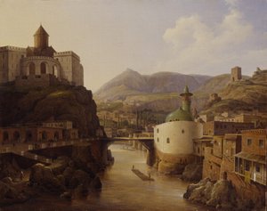 Udsigt over Tiflis, 1839 af Nikanor Grigoryevich Chernetsov