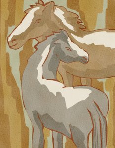 Calm Horse-familien af Nikita Jariwala