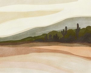 Saguaro Desert Hills af Nikita Jariwala