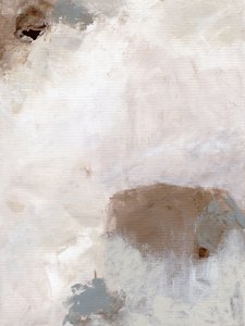 Abstrakt kunst i bløde jordfarver af Nikita Jariwala