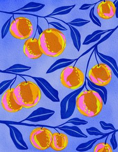 Livlig citrusblomst af Nikita Jariwala