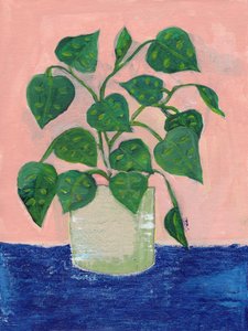 Farverig potteplante af Nikita Jariwala