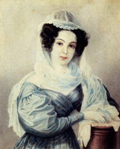 Portræt af Camilla Ivseva Le Danti: 1908-19, kone til December Vasili Ivsev, 18