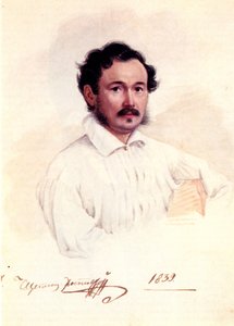 Portræt af decembrist hertug Dmitry Shchepin-Rostovsky 1798-1858, 1839