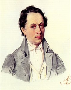 Portræt af Leopold Niemirowski 1810-1883, 1843 af Nikolai Alexandrovich Bestuzhev