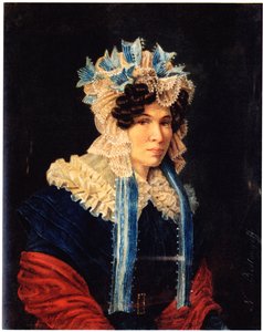 Portræt af Lyubov Ivanovna Stepovaya 1783-1858, 1927