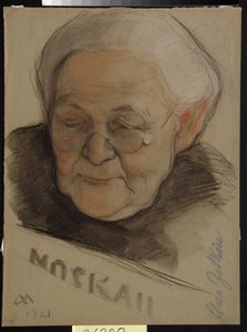 Portræt af Clara Zetkin (nee Eisneer af Nikolai Andreevich Andreev
