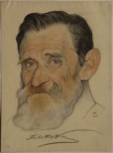 Portræt af Felix Yakovlevich Cohn 1864-1941, 1922