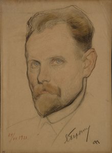 Portræt af Jan Berzin 1889-1938, 1921