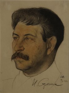 Portræt af Joseph Stalin 1879-1953, 1922