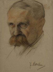 Portræt af Julian Marchlewski 1866-1925, begyndelsen af 1920