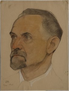Portræt af Leonid Borisovich Krasin 1870-1926, 1921