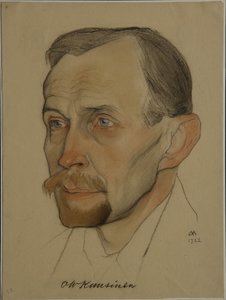 Portræt af Otto Wilhelm Wille Kuusinen 1881-1964, 1922