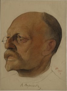 Portræt af Vikenty Vikentyevich Veresaev 1867-1945, 1923