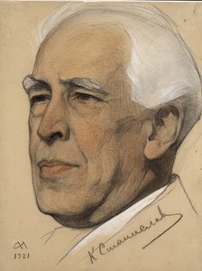 Portræt af regissøren Konstantin S. Stanislavsky 1863-1938, 1921