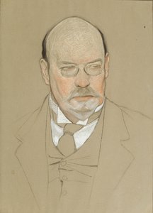 Portræt af maleren Ilya Ostroukhov 1858-1929, 1923