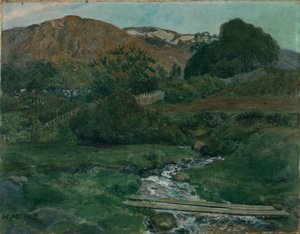 Lys nat i Jolster, ca. 1907 af Nikolai Astrup