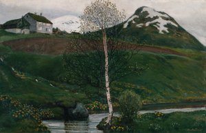 Forårsstemning af Nikolai Astrup