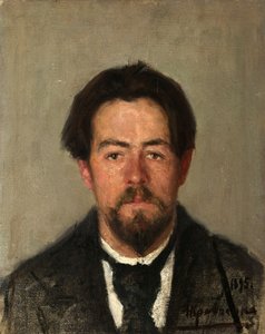 Portræt af forfatteren Anton Chekhov