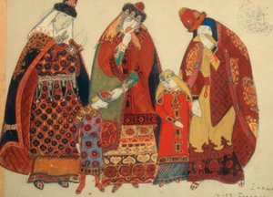 Borodin, Prins Igor / Figurer Roerich af Nikolai Konstantinowitsch Roerich
