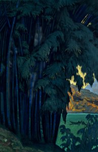 N.K. Roerich, Ashram, Ceylon af Nikolai Konstantinowitsch Roerich