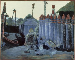 N.K. Roerich, hedensk tempel af Nikolai Konstantinowitsch Roerich