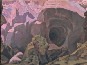 Rondane. Scenografi til teaterstykket Peer Gynt af H. Ibsen, 1911 af Nikolai Konstantinowitsch Roerich