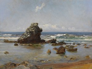 Bugt i Livorno af Nikolai Nikolayevich Ge
