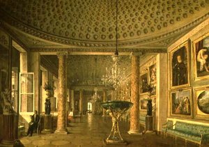 Billedgalleriet i Stroganov-paladset, St. Petersborg af Nikolai Stepanovich Nikitin