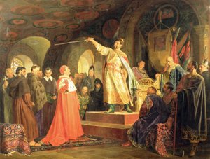 Prins Roman af Halych-Volhynia modtog pave Innocentius III