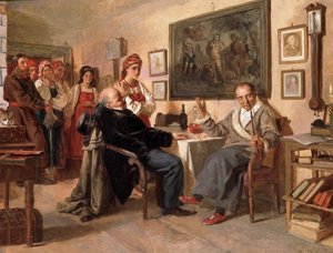 Markedet. Salget af livegne af Nikolai Vasilievich Nevrev