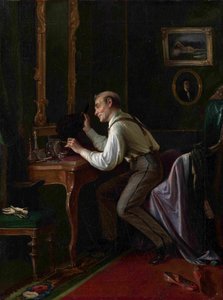 Ved sminkebordet, 1872 af Nikolai Yakovlevich Gribkov