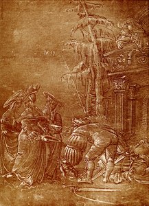 Halshugningen af Johannes Døberen af Nikolaus Kirberger