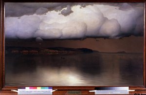 Stilhed (Stilhed). Peinture de Nikolai Nikanorovich Dubovskoy (1859-1918), huile sur toile
