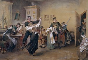 Dans på loftet af Nils Bergslien