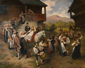 Bondebryllup i Eidsfjord