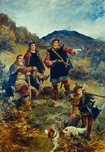 Olav Kyrre peger på byen Bergen