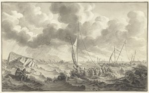 Digebrud ved Kampen, 1775 af Noach van der Meer (II)