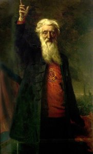 General William Booth, grundlægger af Frelsens Hær (olie på lærred)