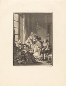 Julie besvimer i en lænestol
